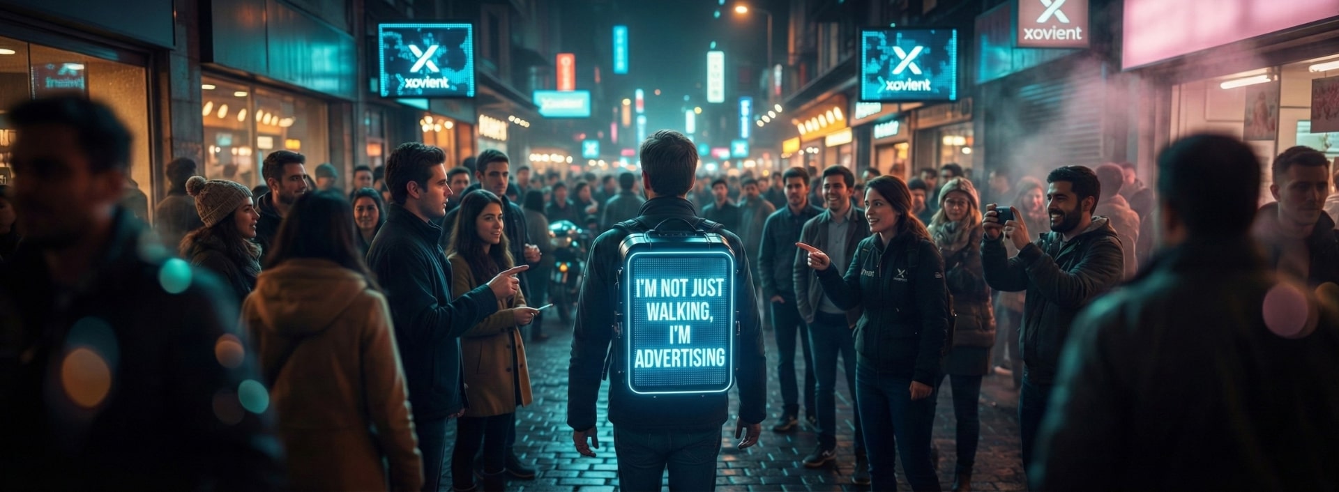 Walking DOOH Advertising In Mumbai-Xovient